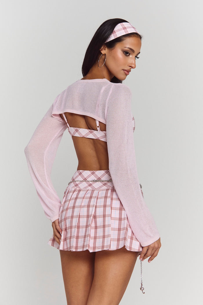 Astoria Airvíve Headband - Princess Pink Plaid