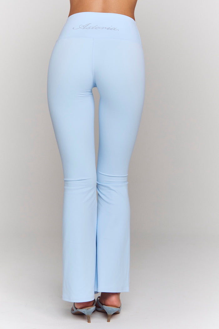 Astoria Airvíve Rhinestone Flare Legging - Laguna Blue