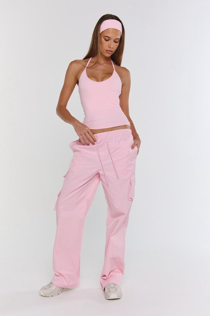 Astoria Cargo Pant - Sweetheart Pink