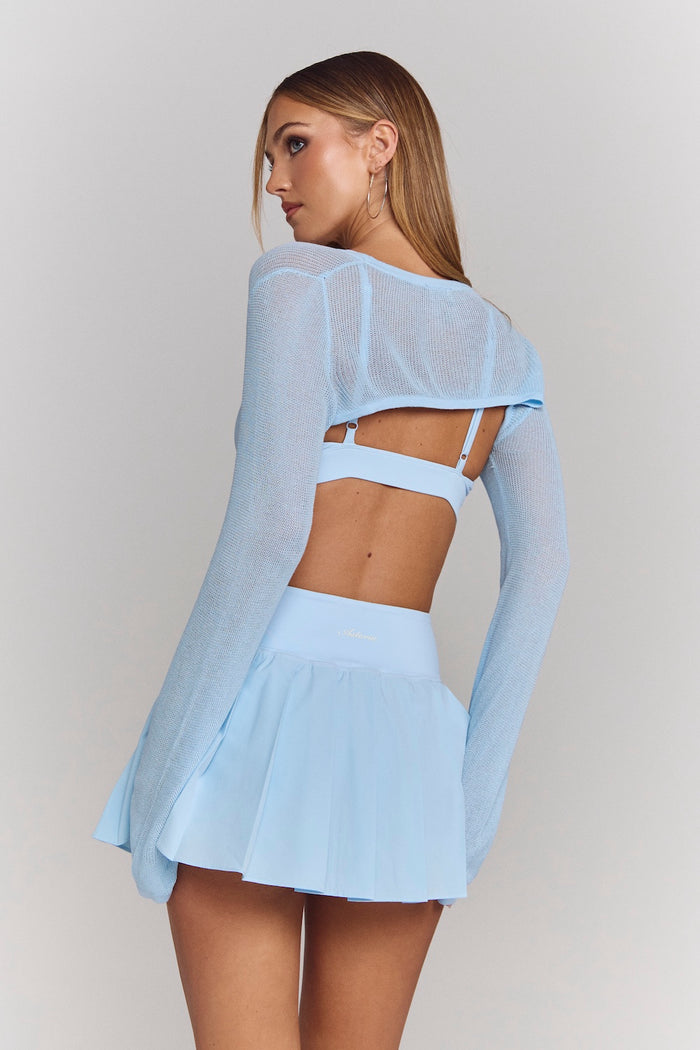 Astoria Knit Shrug - Laguna Blue