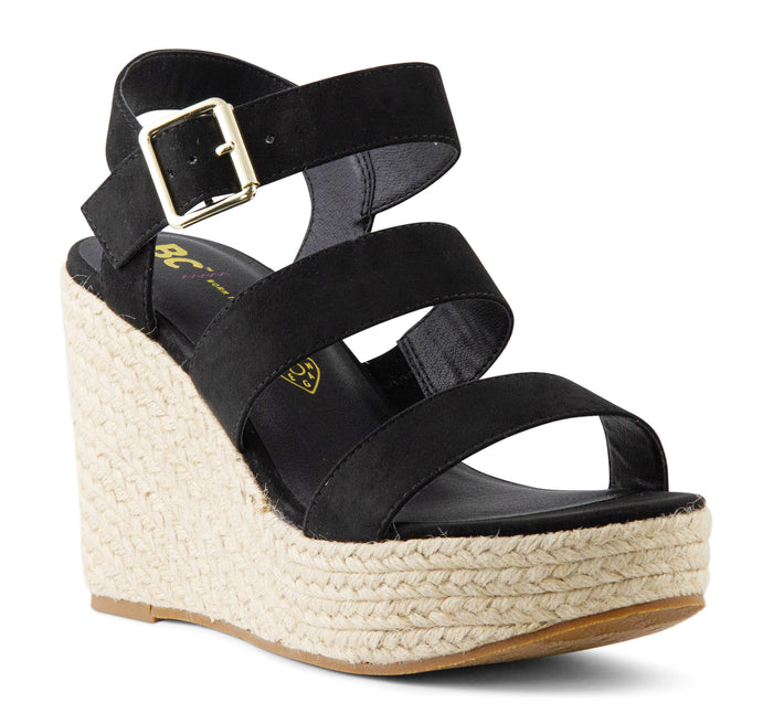 BC Footwear Snack Bar Espadrille Wedge Sandal - On The EDGE
