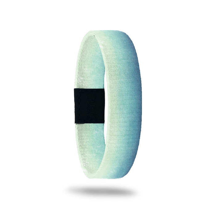 Outside Design of Be Present: gradient from dark blue to light blue