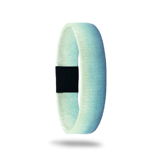 Outside Design of Be Present: gradient from dark blue to light blue