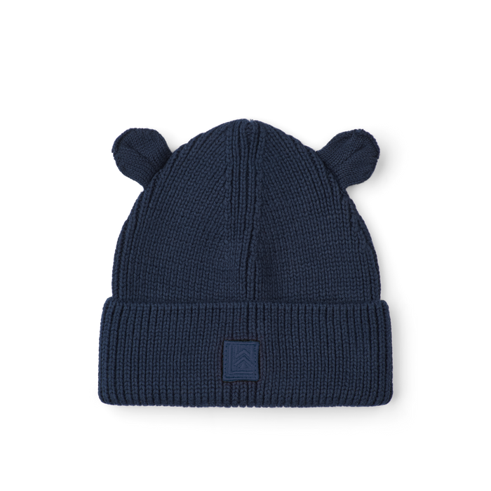 Liewood - Beanie Hat W/ Ears - Gina - Classic Navy