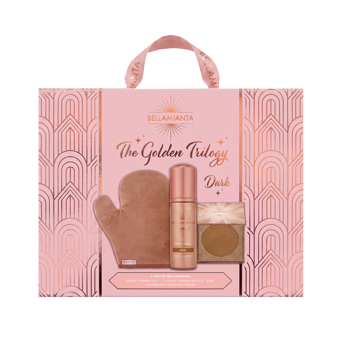 Bellamianta The Golden Trilogy Tan & Bronzer Set Dark