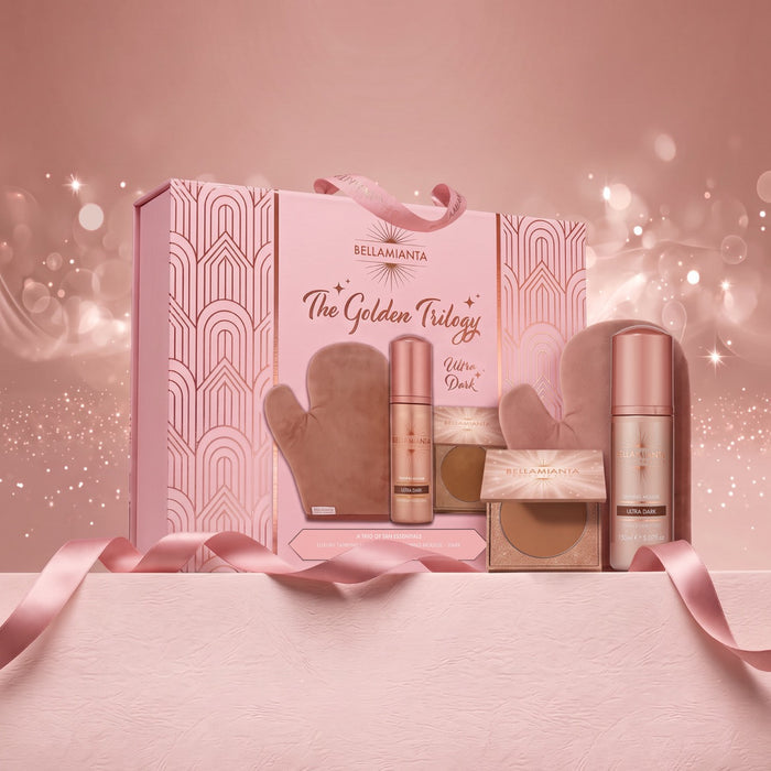 Bellamianta The Golden Trilogy Tan & Bronzer Set Ultra Dark