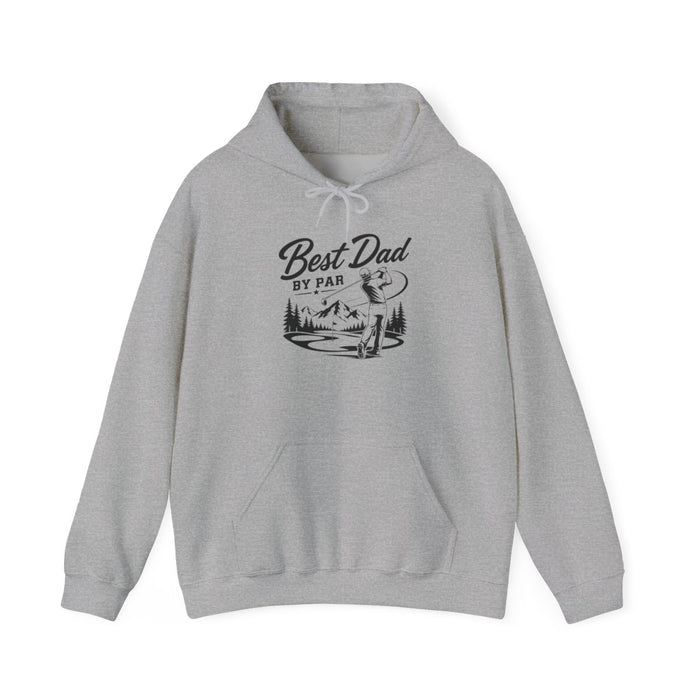 Best Dad By Par Golf Hoodie - funny hoodie by Cheeky Business