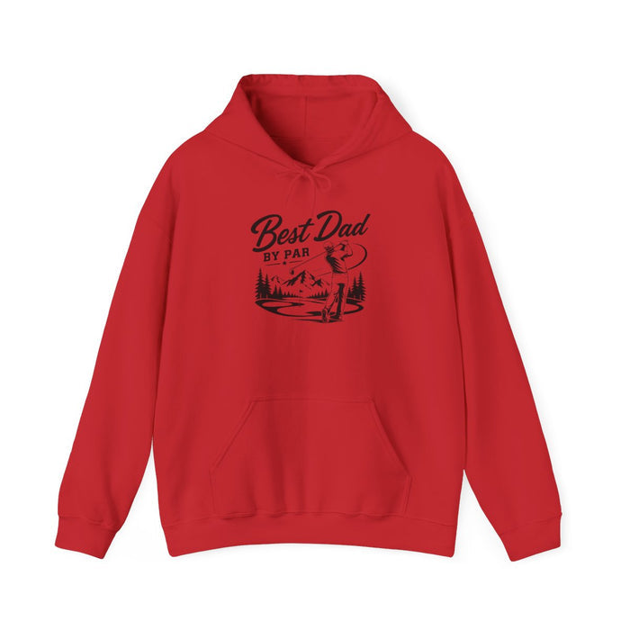 Best Dad By Par Golf Hoodie - funny hoodie by Cheeky Business