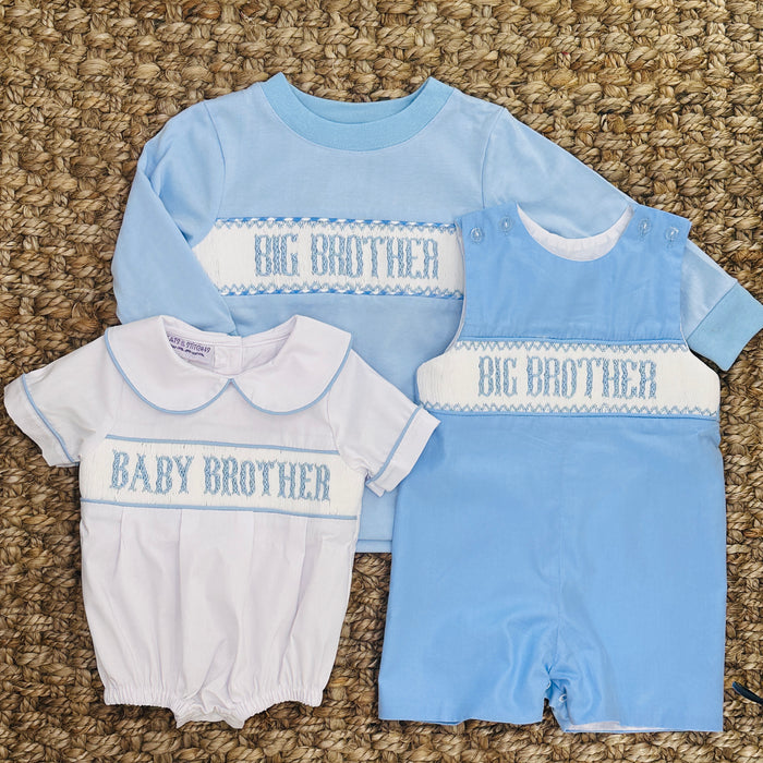Big Brother Smocked Knit Shirt