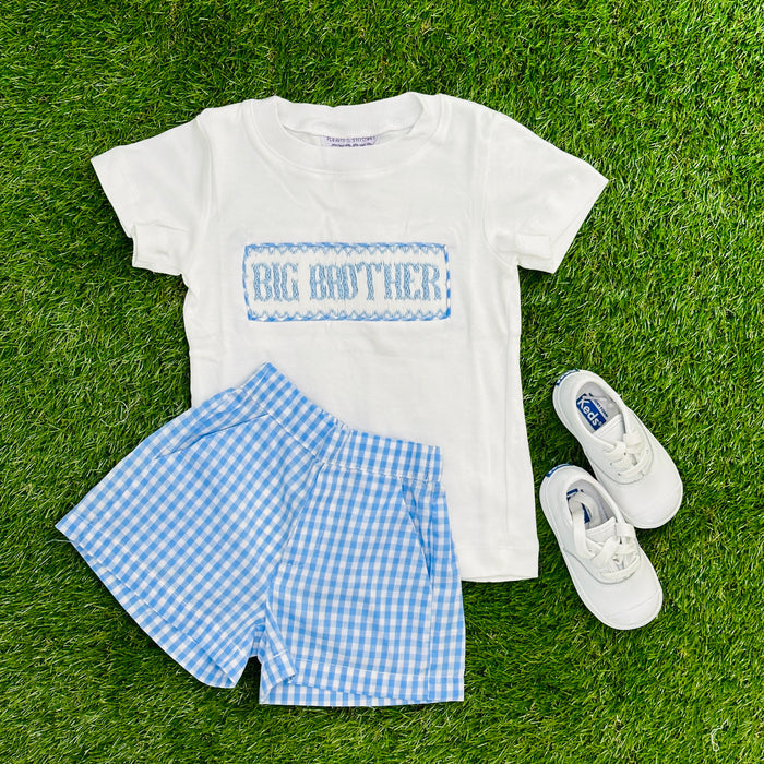 Big Brother Smocked Knit Shirt