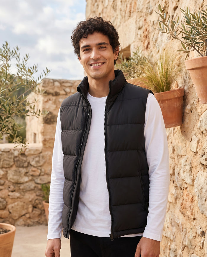 Bas - Men's Puffer Vest — hero shot