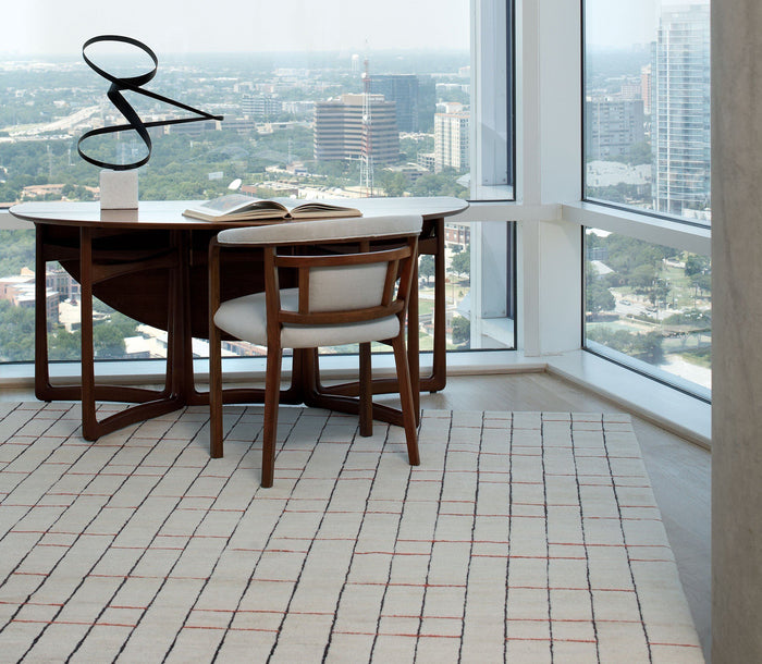 BLIPMARKS RED Lifestyle room-image Tufenkian Artisan Carpets