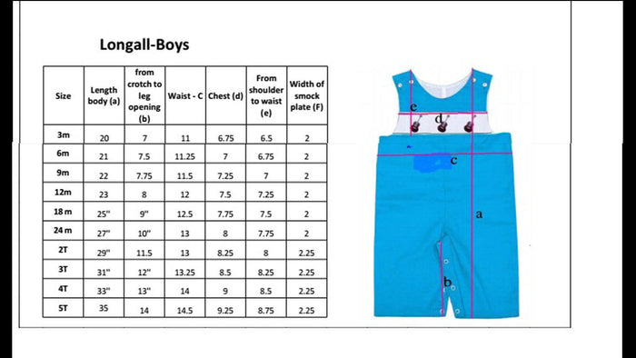 Blue Nativity Longall