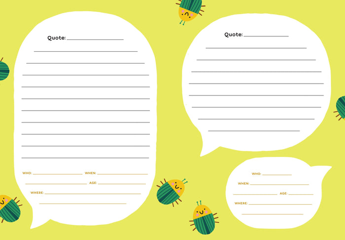 Book - My Quotable Grandkid - Spread 1