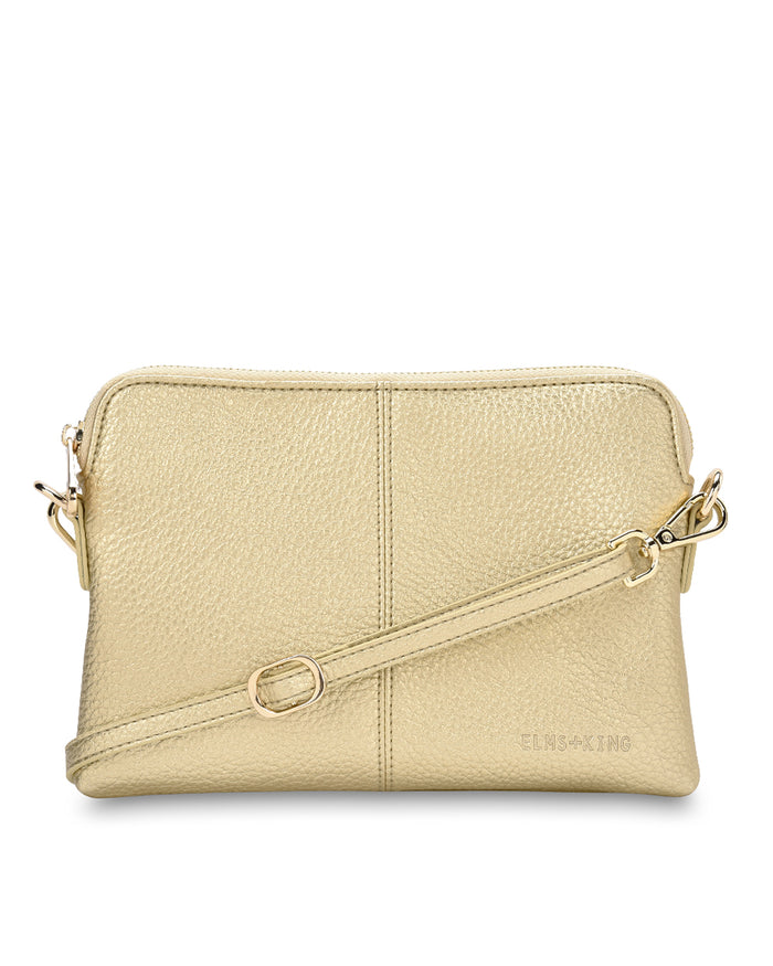 BOWERY WALLET in Gold by Elms and King
