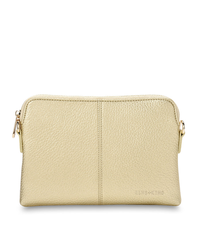BOWERY WALLET in Gold by Elms and King