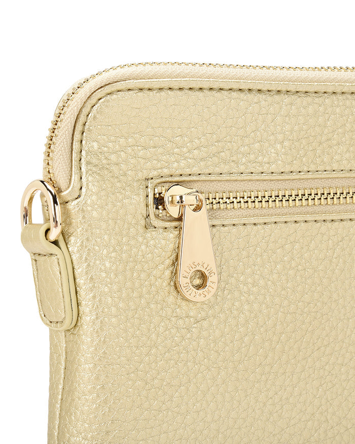 BOWERY WALLET in Gold by Elms and King