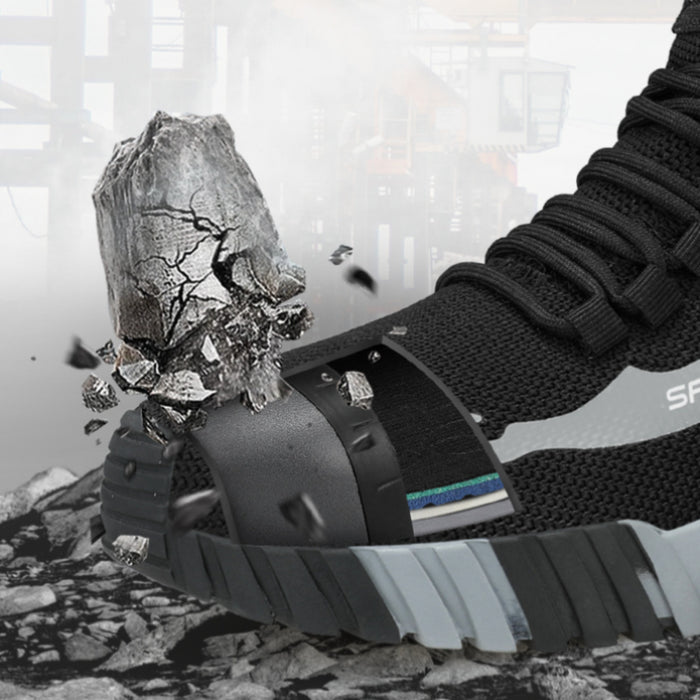 SafeStep LITE steel toe impact resistance test