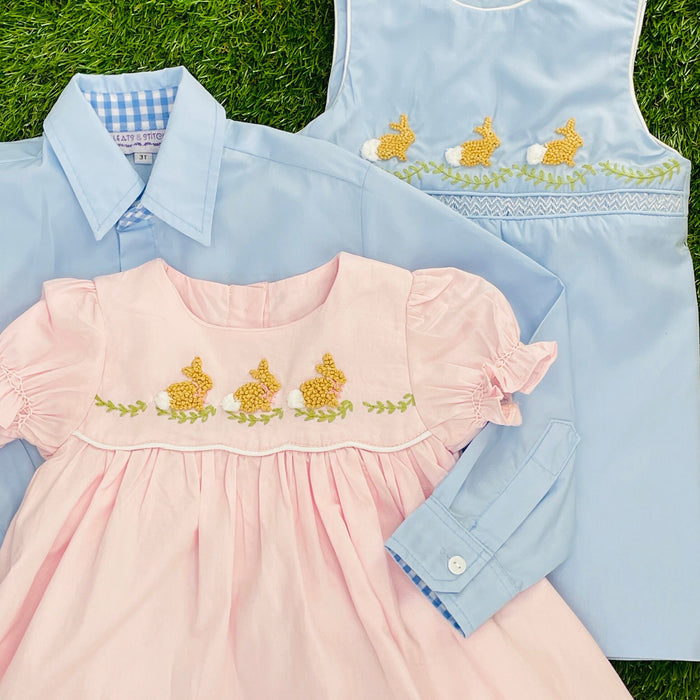Bunny French Knot Belfort Dress