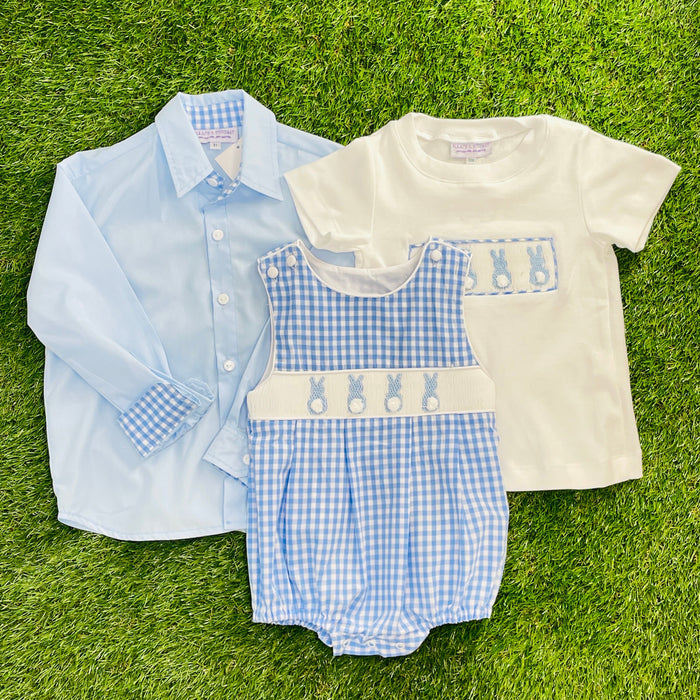 Bunny Smocked Knit Shirt