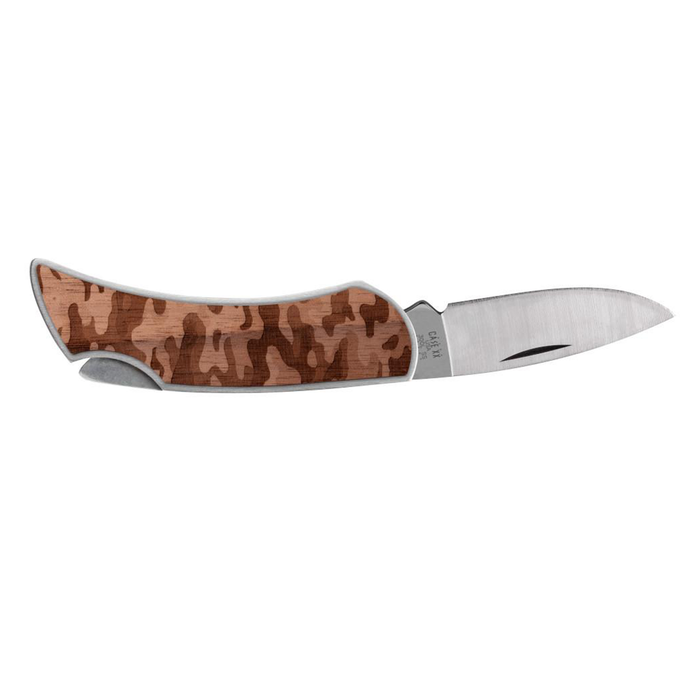 CASE KNIVES WOODCHCK BRUSHED SS CAMO EXECUTIVE LOCKBACK