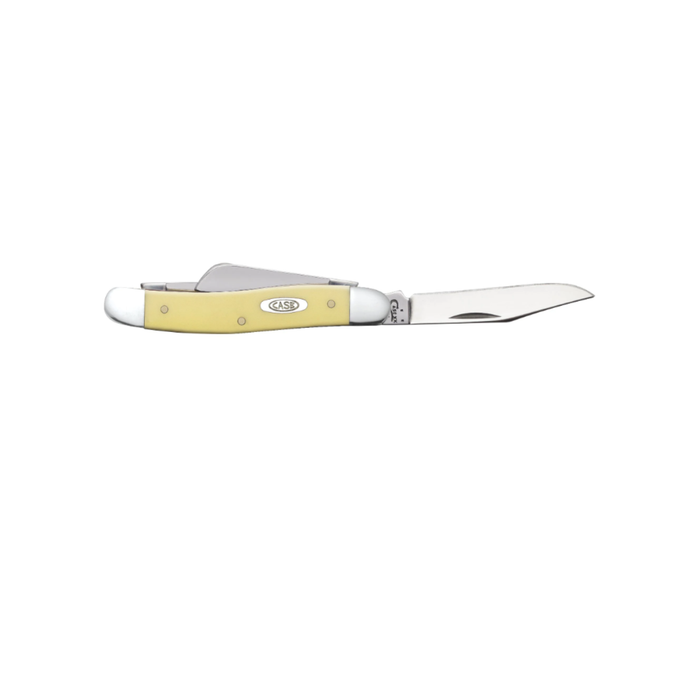 CASE KNIVES YELLOW SYNTHETIC MEDIUM STOCKMAN