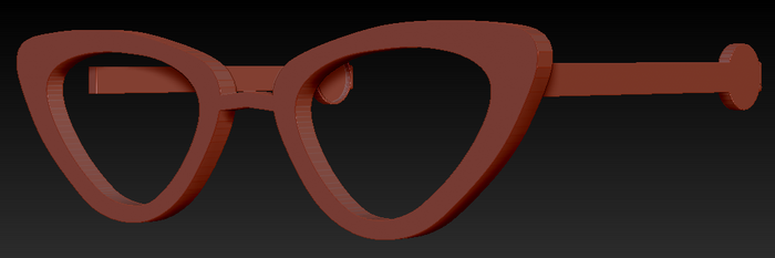 Cat Eye Glasses W/ Arms