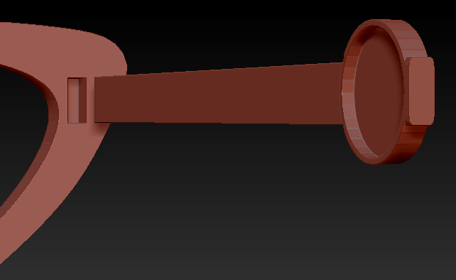Cat Eye Glasses W/ Arms