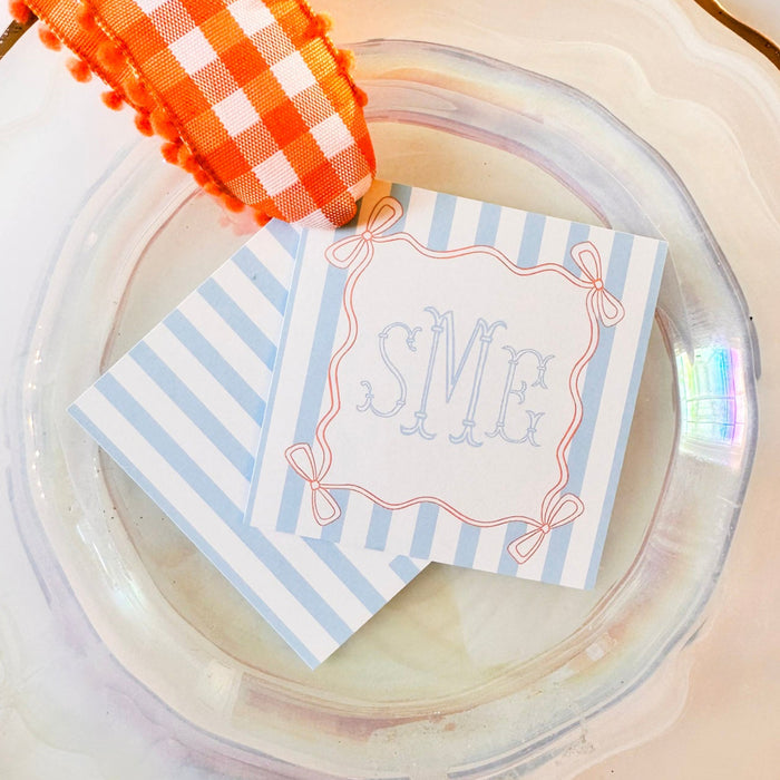 Charm + Cheer Aqua Sunset Gift Tag