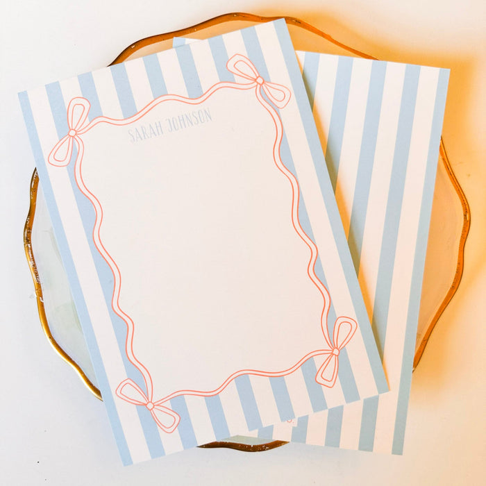 Charm + Cheer Aqua Sunset Notecard Set