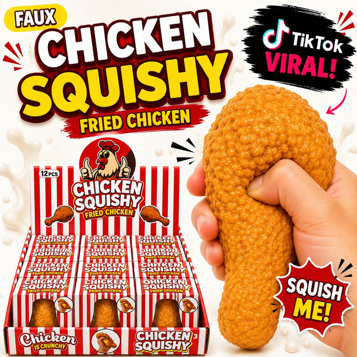 Chicken Leg Dough Fill Squish Toy