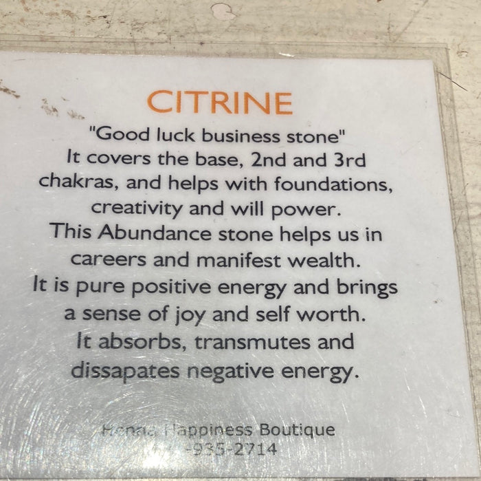 Citrine earrings