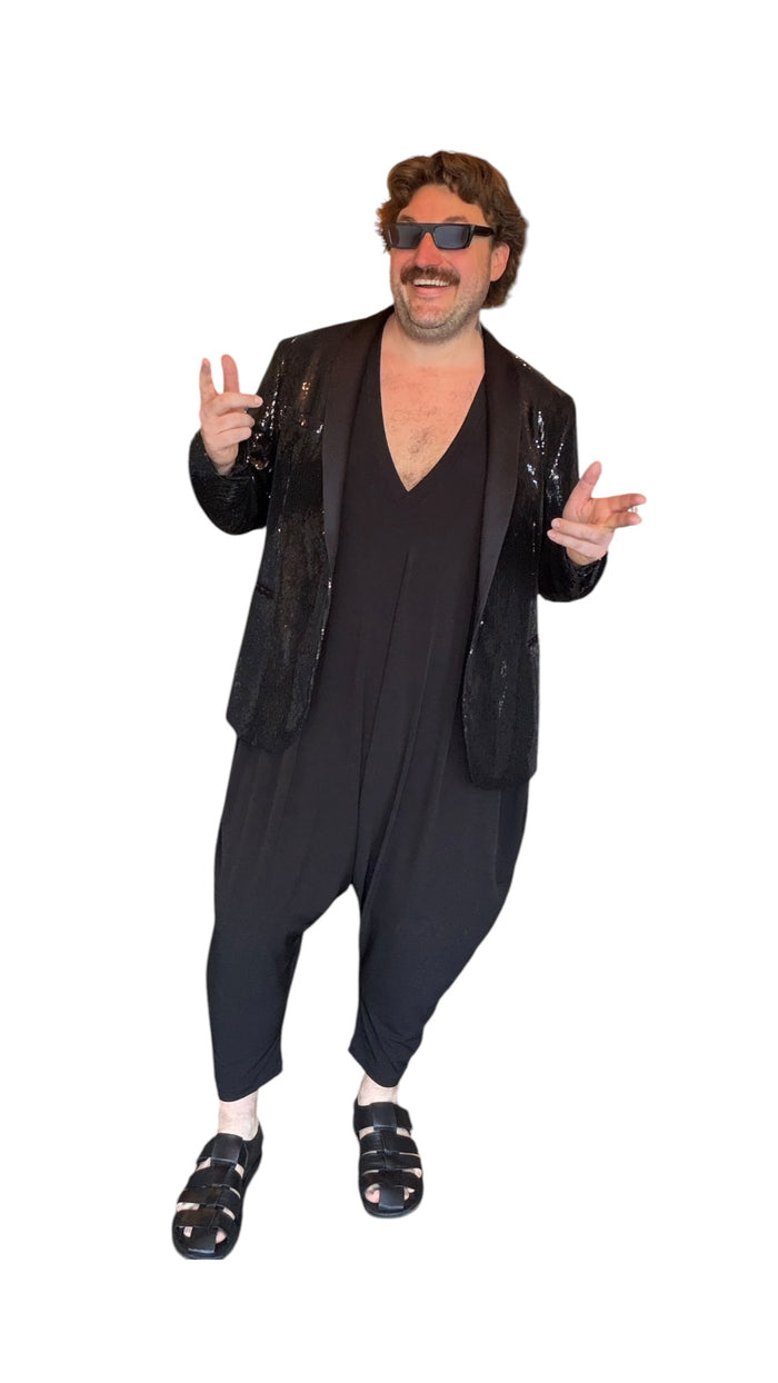 Classic Black Playsuit