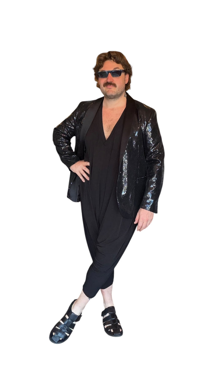 Classic Black Playsuit