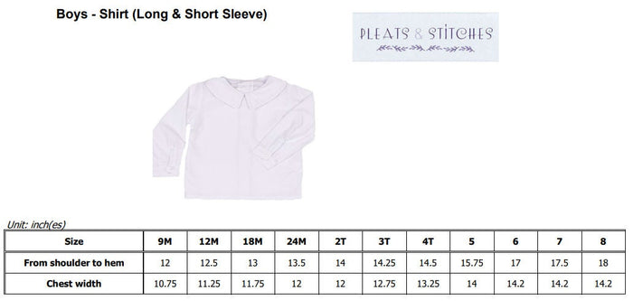 Classic Boy's Short Sleeve Shirt