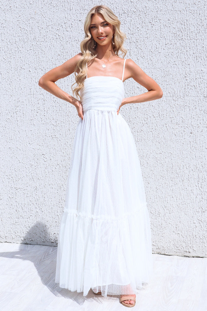 Cleo Tulle Maxi Dress - Runway Goddess