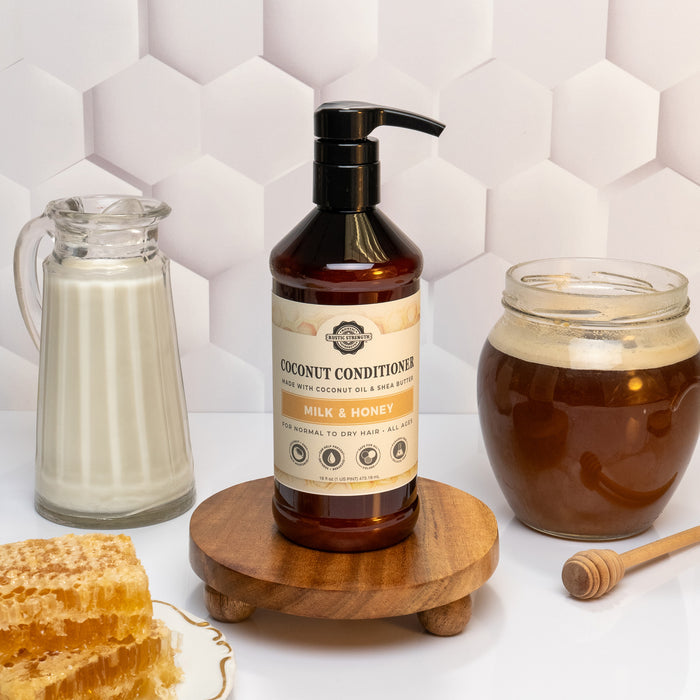 Rustic Strength, Coconut Conditioner, 16oz Plastic, Milk & Honey
