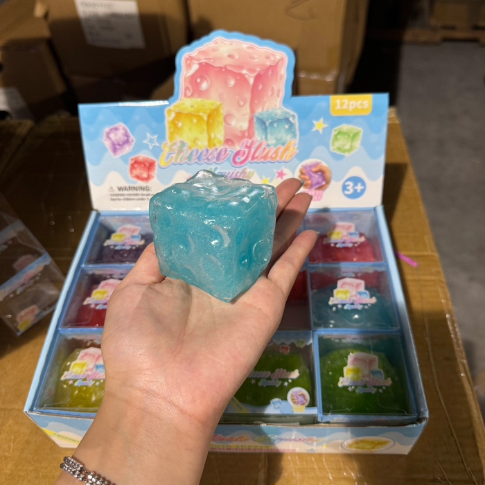 Colorful Cheese Icy Slushy Squish Toy
