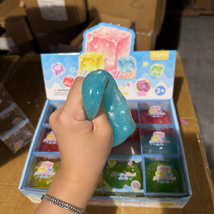 Colorful Cheese Icy Slushy Squish Toy