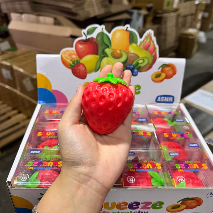 Crunchy Strawberry Squish Toy