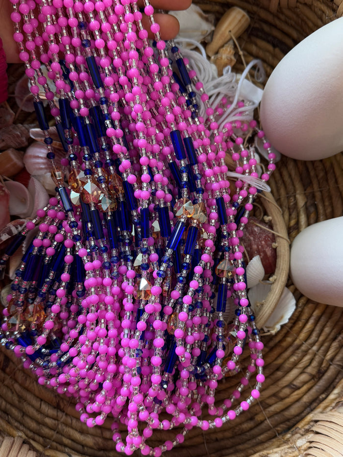 Crystal waist beads