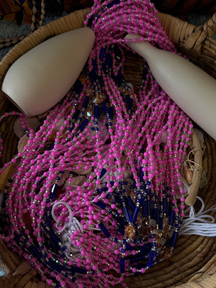 Crystal waist beads