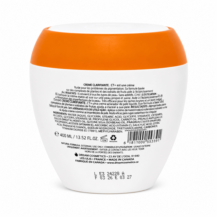 CT+ Clear Therapy Carrot Cream | Brightening Glow Care - Yado African & Caribbean Market