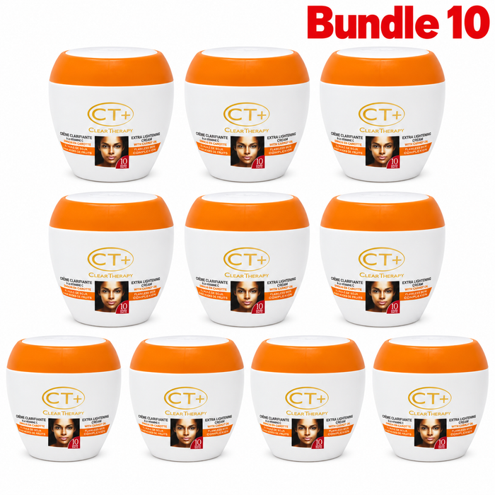 CT+ Clear Therapy Carrot Cream, moisturizing skincare cream enriched with carrot-inspired ingredients, designed to hydrate and soften skin while helping promote a smoother, more even-looking, and radiant complexion.
