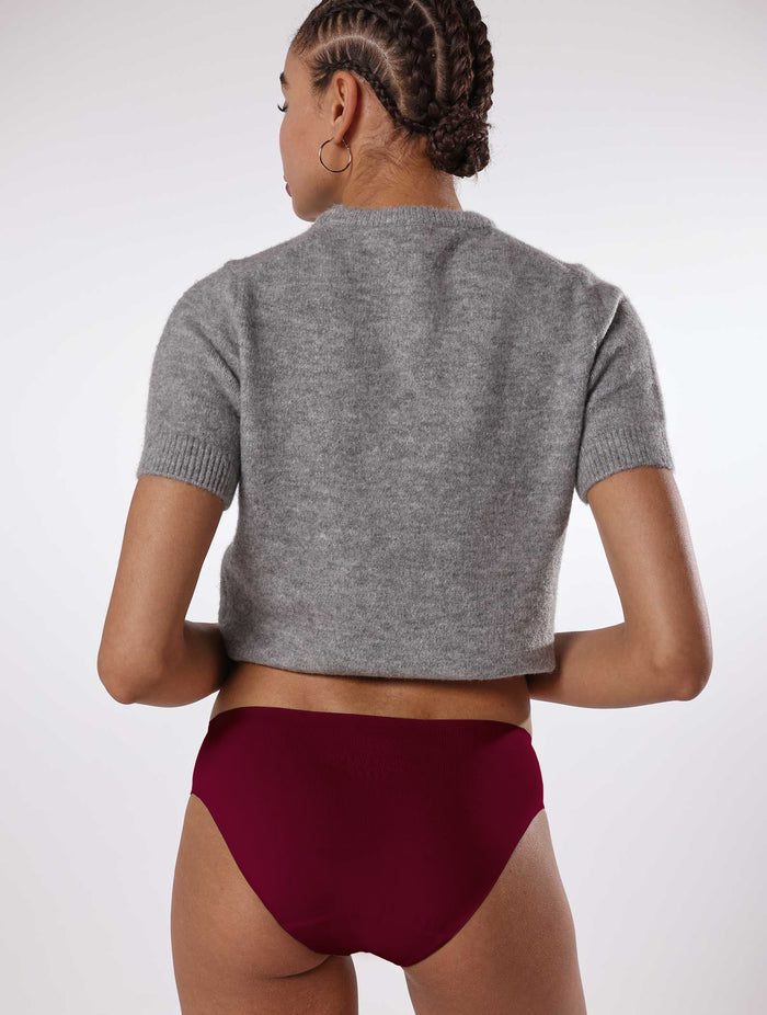 Culotte menstruelle microfibre Séléné - Les rouges