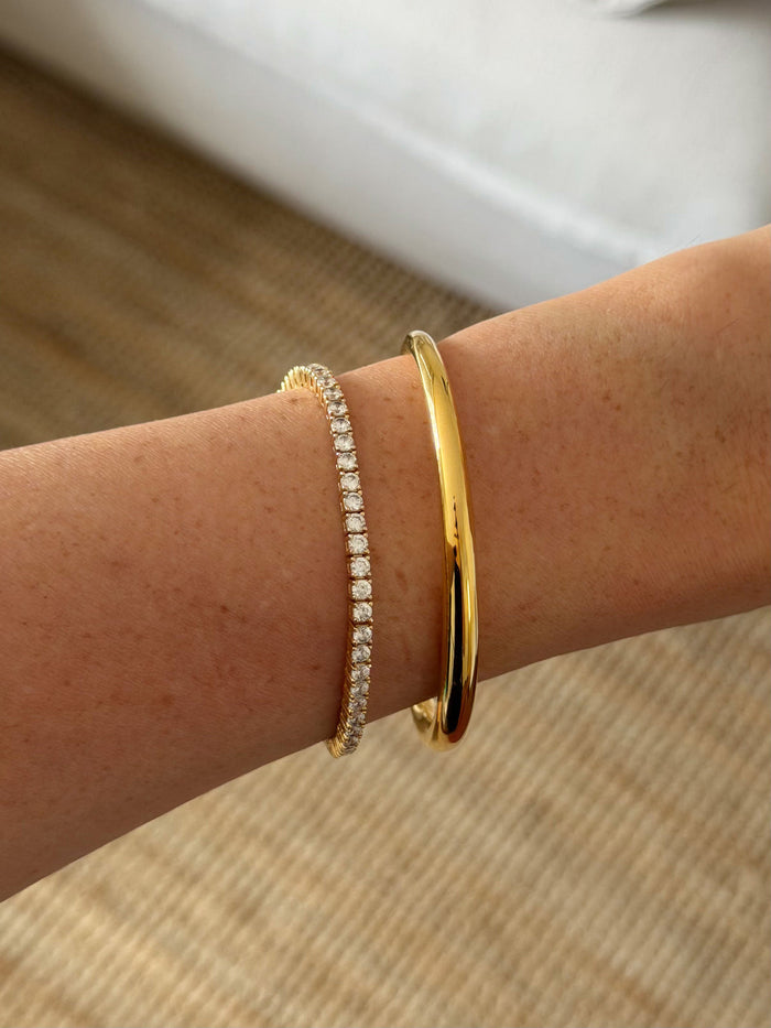 Dani Tennis Bracelet - Gold