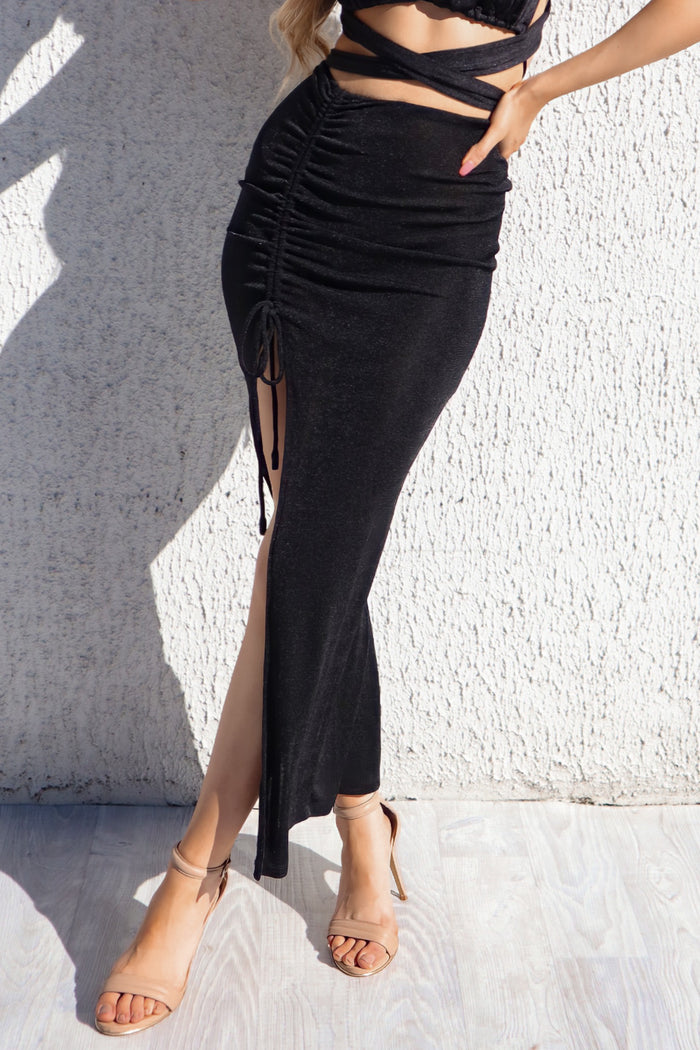 Darla Skirt - Black - Runway Goddess