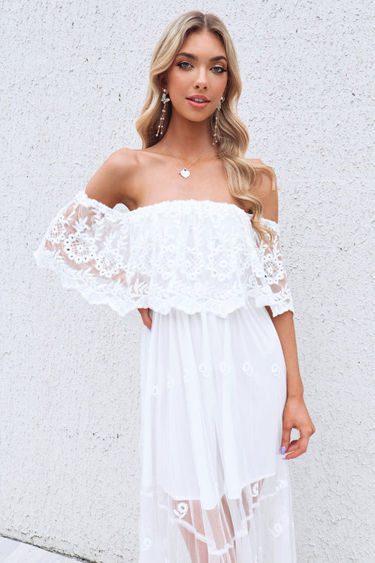 Daydream Lace Maxi Dress - Runway Goddess