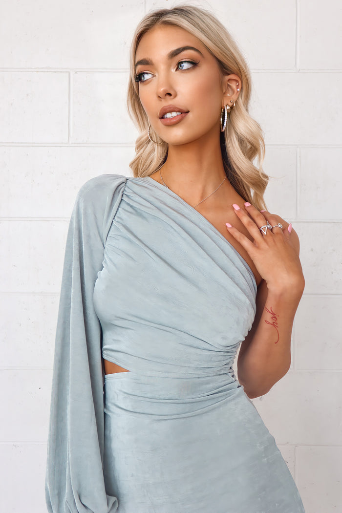 Delta Mini Dress - Sage - Runway Goddess