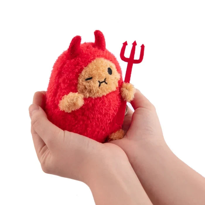 Devil Ricespud Mini Sitting Plush Toy - Lifestyle Cut